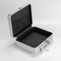 Boîte de rangement portable de luxe en alliage aluminium-magnésium pour montres, avec fermeture à boucle, résistante à l'eau et aux chocs, organisateur de montres-bracelets
