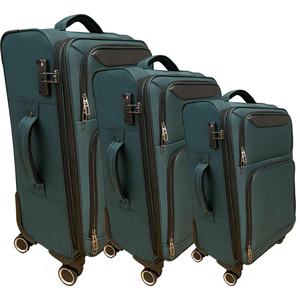 Valise de <span class=keywords><strong>voyage</strong></span> légère en tissu nylon souple, 3 pièces, 8 roues, 20 24 28, classique et luxueuse, avec roulettes pivotantes à 360 degrés, en polyester - Product Image 3