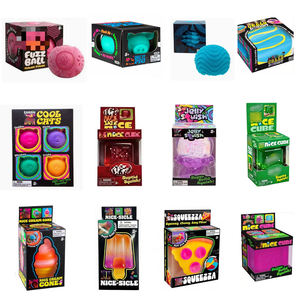 Venta al por mayor: 20 estilos de bolas antiestrés con cara sonriente, juguetes blandos Needo Nice-Sicle, juguetes sensoriales para aliviar el estrés - Product Image 1