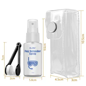 Prevenzione della nebbia Spray antiappannamento per occhiali da gioco con Spray antiappannamento da 20ml per occhialini da nuoto sicuri per tutti i tipi di lenti