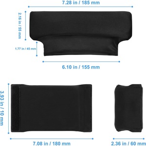 ไม้ค้ำยันแบบคู่พร้อมแผ่นรองรักแร้ สีดำ ขนาดเดียว รุ่น DPL-CP01 - Product Image 3