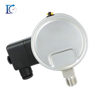 Liquid Filled Shock-Resistant Electric Contact Pressure Gauge 100mm Stainless Steel Factory Direct Custom for Pressure Alarm