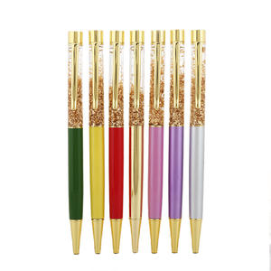 Bolígrafo Metálico Promocional Deportivo con Logotipo Personalizado y Función de Flotación Líquida - Product Image 1