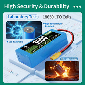 ชุดแบตเตอรี่สำรอง LTO 18650แบตเตอรี่ลิเธียมไอออนสำหรับตั้งแคมป์ - Product Image 4