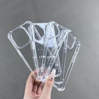 Nouveau 1.0mm Transparent Silicone Bumper Cover Clear Protective Antichoc Phone Case pour iPhone 16 Pro Max 16 Pro 16 Plus