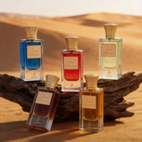 Flacons de parfum vintage en verre épais transparent de style arabe 100ml 30ml 50ml Flacons de parfum personnalisés et emballages de luxe