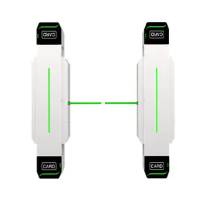 Controle de acesso de entrada de edifício de escritórios de alto nível leitor nfc barreira de aba leitor de QR com barreira de aba