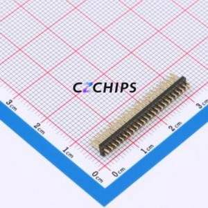 X1321WV-2x24J-C40D18 Pin Header Through hole Component (THT),P=1.27mm Connector 2x24P 1.27mm 1.27mm Pin Header - Product Image 1