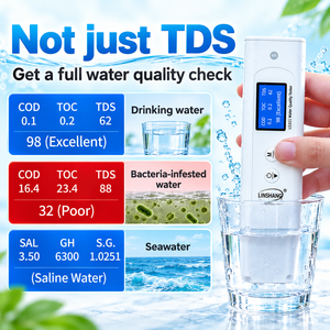 เครื่องวัดคุณภาพน้ำ Linshang LS311 9 in 1 สำหรับวัดความเค็ม ความกระด้าง COD TOC TDS EC UV275 และอุณหภูมิ - Product Image 1