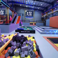 Parc de trampolines intérieur et équipements de jeux pour enfants sur mesure, conçus gratuitement par l'usine, pour centre de loisirs et aire de jeux, à vendre