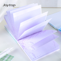 Joytop Blocs-notes carrés 3x3 pouces à feuilles mobiles, couleurs assorties, pour usage bureautique, cadeau promotionnel d'entreprise, blocs-mémo OEM ODM