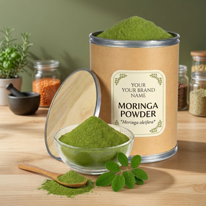 Polvo de Hoja de Moringa Silvestre Premium (Moringa Oleifera) 100% Puro, Natural, Grado Alimenticio, a Granel, OEM, Marca Privada - Product Image 2