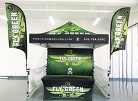 Tente publicitaire personnalisée de qualité supérieure pour la promotion de la marque Solutions personnalisées pour les expositions commerciales et la planification d'événements