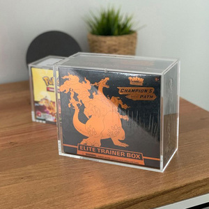 Từ Nắp Elite Huấn Luyện Viên Hộp Tùy Chỉnh Etb Đóng Cửa Acrylic Booster Trường Hợp Cho Pokemon Hiển Thị Giá - Product Image 4