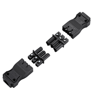 Conector de enchufe Greenway 16A 500V 3P Conector de alimentación de 3 vías para accesorios de iluminación Conexiones de cable macho y hembra de cobre