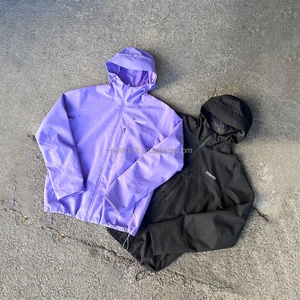 Custom Lightweight Windproof Waterproof Coat Nylon <b>Zip</b> <b>up</b> <b>Jackets</b> Outdoor Street Casual Wear Windbreaker <b>Jackets</b> for Men - Product Image 1