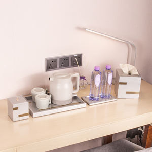 Ensemble d'équipements de luxe pour salle de bains d'hôtel <span class=keywords><strong>5</strong></span> étoiles Grey-Gold Premium Ensemble d'accessoires de salle de bains de luxe - Product Image 6