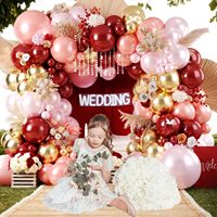 Kit d'arche de ballons doublement garnis personnalisé pour anniversaire, baby shower, fête prénuptiale, fête des mères, fiançailles, mariage, décoration de fête