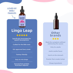 قطرات سائلة زيوليت مكملة عشبية للأطفال OEM/ODM قطرات سائلة للزيوليت لتطهير الكلام قطرات سائلة من الزيوليت - Product Image 2