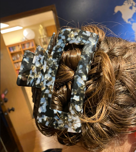 Nouvel ensemble de pinces à <span class=keywords><strong>cheveux</strong></span> pour femmes, en acétate, luxe, pinces à <span class=keywords><strong>cheveux</strong></span> XS à <span class=keywords><strong>XXL</strong></span>, vente en gros, pinces à <span class=keywords><strong>cheveux</strong></span> rectangulaires simples en marbre, grandes pinces à <span class=keywords><strong>cheveux</strong></span> pour femmes - Product Image 3