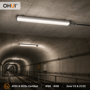 ไฟ LED แบบกันระเบิด ขนาด 4 ฟุต IP68 40-120 วัตต์ สำหรับโซน 1 2 21 22 |   โรงงาน OEM ODM - Product Image 6