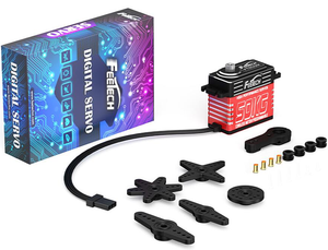 Feetech ft850m 7.4V 50kg servo celess động cơ thép bánh răng 180 ° cho RC xe RC xe điện xe tải Robot quy mô clawer bay không người lái phụ kiện - Product Image 6