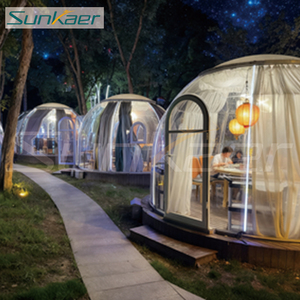 Nuevo diseño antioxidante UV/lluvia/nieve carpa de cúpula de policarbonato estructura de acero sala de burbujas para <span class=keywords><strong>restaurante</strong></span> u hotel - Product Image 4