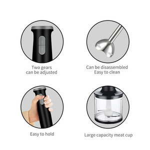 Batidora de mano 800W 5 en 1 con batidor de alambre de acero inoxidable para comida de bebé, carne, zumos y cocina - Product Image 4