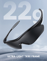 Lamicall BCPE07 Lunettes de cyclisme personnalisées à lentille sphérique 1 pièce, ultra-légères, protection UV400, pour VTT