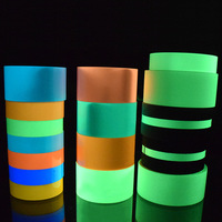 Cinta Reflectante de Seguridad Autoadhesiva de Vinilo Luminiscente PET de Alta Luminosidad para Decoración de Escaleras y Pisos