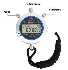 12003 professionale 10 giri di memoria <span class=keywords><strong>cronometro</strong></span> digitale per sport in acciaio inossidabile <span class=keywords><strong>orologio</strong></span> di arresto impermeabile <span class=keywords><strong>con</strong></span> allarme di conto alla rovescia - Product Image 2