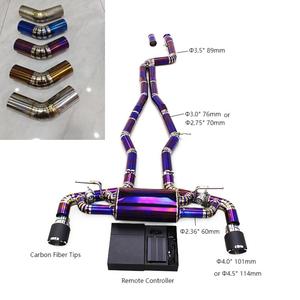 Système d'échappement Catback OEM pour A90 A91 MK4 MK5 avec embout en fibre de carbone pour Toyota Supra J29 3.0T 2020-2024, silencieux d'échappement à soupapes - Product Image 1