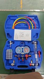 Manômetros Digitais de 2 Válvulas para Uso Doméstico em Refrigeração HVAC Conjunto de Ferramentas R22 R32 R600 R410A R134A - Product Image 6