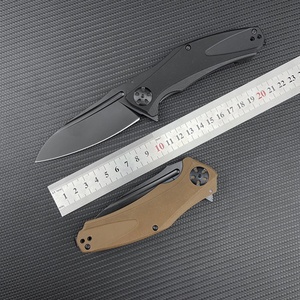 Couteau pliant de survie EDC extérieur Ker Shaw NATRIX 7008, manche antidérapant G10, camping, randonnée, bricolage, OEM, lame 8Cr14Mov - Product Image 6