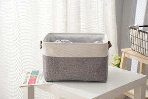 Boîte de rangement pliable en tissu pour enfants et bébés, panier de rangement pliable, bacs de rangement, contenants de rangement pour comptoir et débarras - Product Image 4