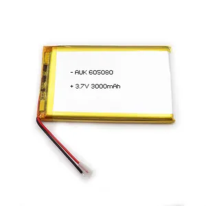 Hunan AUKpower Ultra dar Lipo pil 3000mah 3.7v 3090100 2674133 polimer lityum iyon batarya 103665 tablet PC için