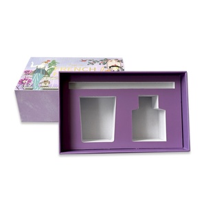 Personalized Luxury Packaging Scented Candle Lid and Base Gift Box Customized Hair Ribbon Fur Wigs Socks Bra Gsm Item - Product Image 5