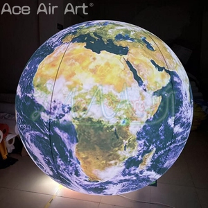 Luce a LED Air-Holding nove pianeti palloncini gonfiabili a tema astronomico decorazioni per feste con modelli di pianeti gonfiabili - Product Image 3