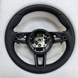 Volante de 3 radios de fibra de carbono y cuero para <span class=keywords><strong>Porsche</strong></span> 718 y Cayenne - Product Image 2