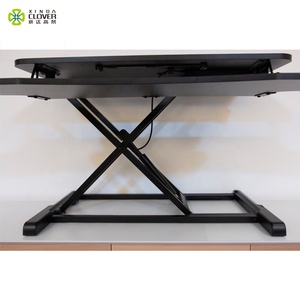 Home-Office Laptop-Schreibtisch mit Gasfeder-Erhöhung und Abnehmbarer Tastaturablage/Faltbarer Tragbarer Höhenverstellbarer Computer-Stehschreibtisch - Product Image 6