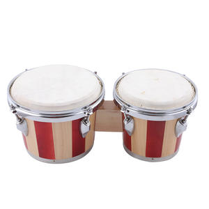 Pandero <span class=keywords><strong>Bongo</strong></span> de Piel de Oveja de 7 y 8 Pulgadas, Instrumento de Percusión con Anillo de Calidad, Venta al por Mayor de Fábrica - Product Image 1