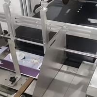 Machine d'étiquetage linéaire à surface plane en acier inoxydable 304 de Zhongjie Industrial Electric avec système de pagination et de tri automatique, emballage en caisse en bois