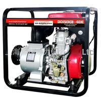 Pompa Air Diesel Dongqing 6-inci, Pompa Limbah Self-priming, Paduan Aluminium, Daya Angkat Maksimum 20, Starter Manual/Listrik