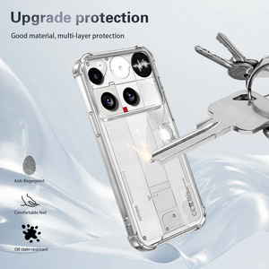 Funda Transparente Antigolpes <span class=keywords><strong>de</strong></span> TPU 2 en 1 para Nothing Phone 3, con Protección <span class=keywords><strong>de</strong></span> Lente y Soporte 5G 3APro - Product Image 4