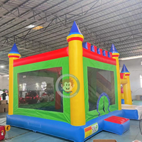 Château gonflable pour enfants, structure de jeu gonflable commerciale avec toboggan, trampoline rebondissant