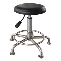 Chaise de soins infirmiers en acier inoxydable de classe II de la marque NA, modèle MN-SUS017, réglable en hauteur, pour chirurgien, garantie 1 an