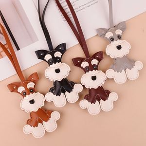 Lindo Colgante de Cachorro para Bolso, Llavero de Perro de Dibujos Animados, Cordón de Cuero para Teléfono, Hecho a Medida, Forma Irregular - Product Image 3