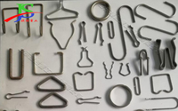 Machine automatique de fabrication de boucles en fil métallique, machine à cintrer le fil, pour boucles en D, anneaux triangulaires, ovales, carrées et crochets en fil métallique