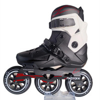 Patins à roulettes en ligne YSMLE pour adultes, 3 roues, style freestyle, chaussures de patinage en ligne
