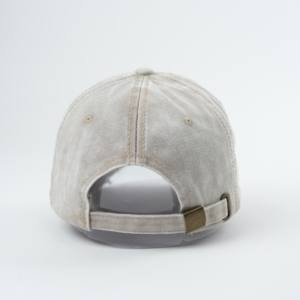 Casquette de baseball en denim pur coton délavé, style décontracté, pour <span class=keywords><strong>femme</strong></span>, visière incurvée, casquette à visière, vente en gros - Product Image 5